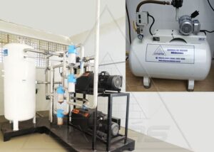 Bombas de Vácuo Tipo Palheta Isento de Óleo Várias Configurações