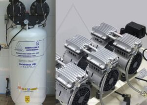 Compressor de Ar Medicinal e Acessório para Tratamento do Ar