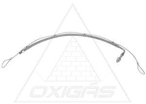 Flexível Aço Inox com Cabo de Aço de Segurança para Cilindros