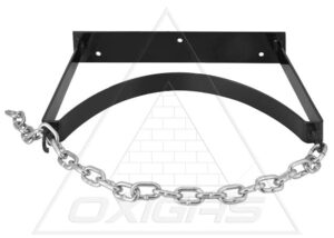 Suporte para Cilindro em Arco Curvado com Corrente